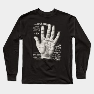 Palm Reading Chart Long Sleeve T-Shirt